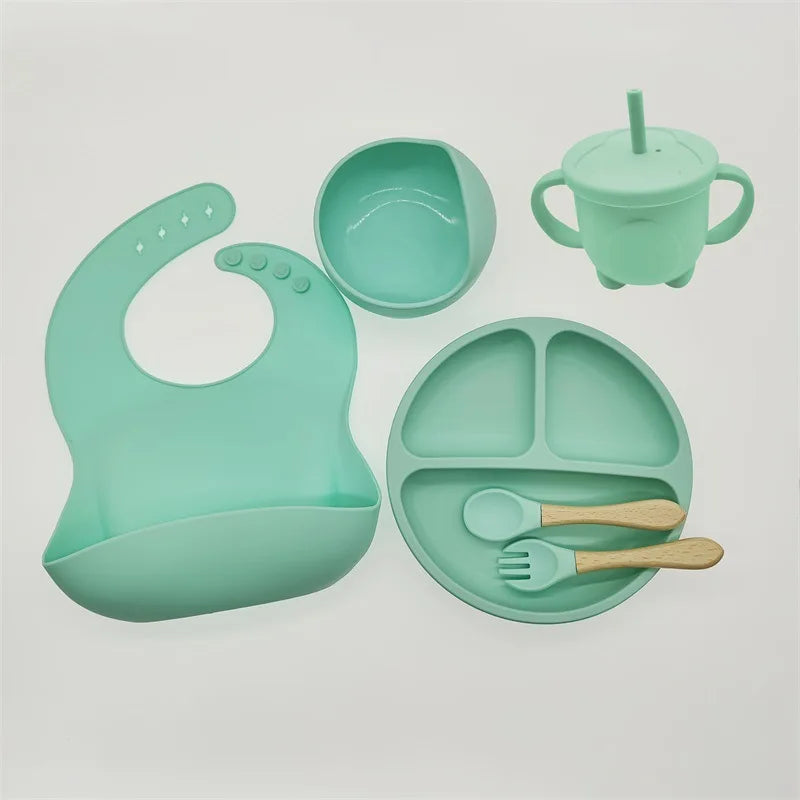 Silicone Baby Tableware Set